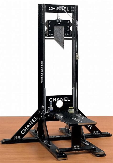 chanel guillotine tom sachs.